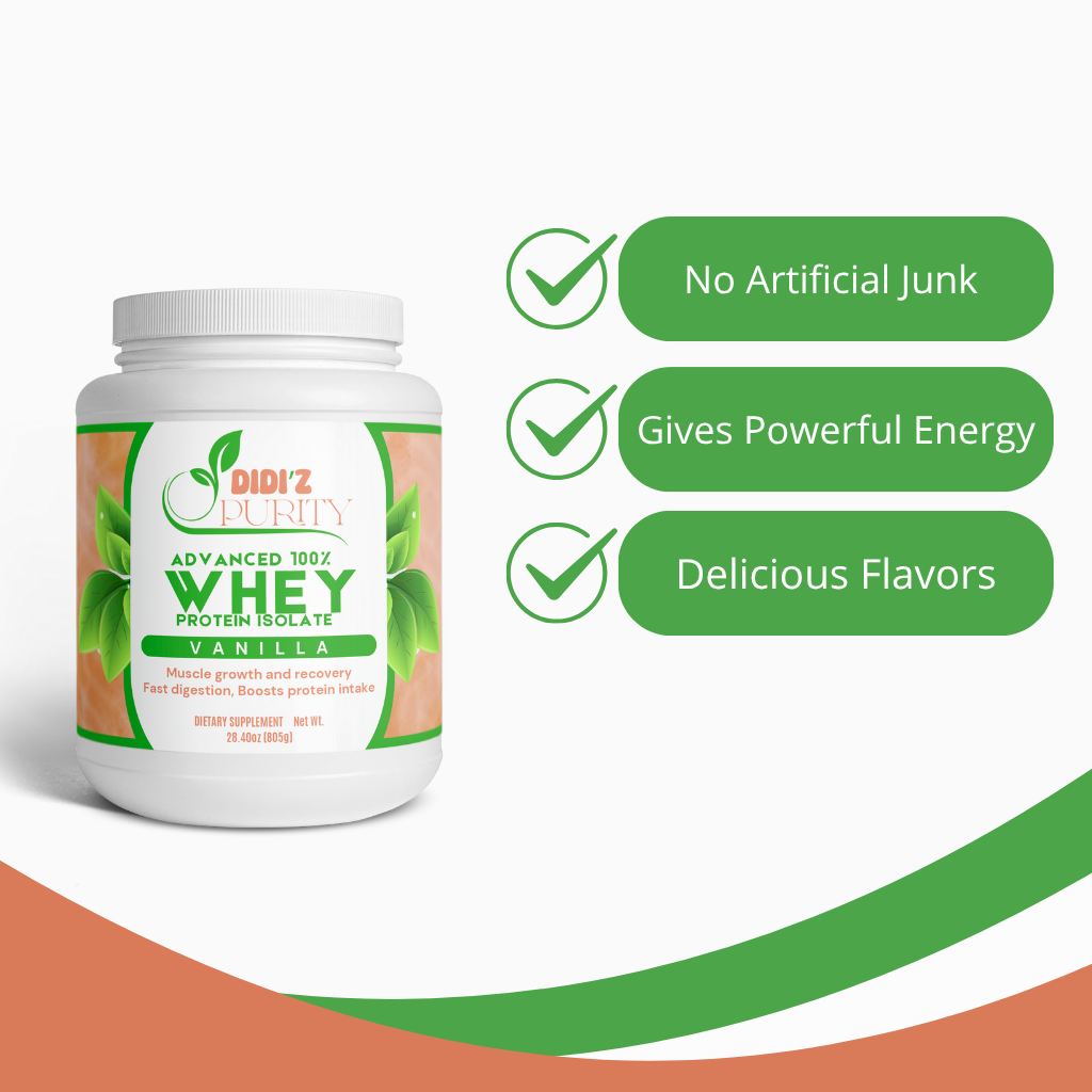 Advanced 100% Whey Protein Isolate (Vanilla)
